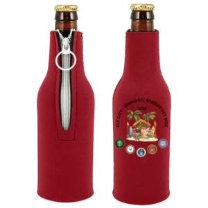 Red Vet Ride Bottle Koozie
